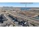 An aerial view showing the proximity to Standley Lake, Welton Reservoir, and downtown Denver at 17412 W 93Rd Pl, Arvada, CO 80007