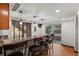 Entertain in style at this bar with granite counters, pendant lighting, and views of the outdoor patio at 2980 Craig Ct, Castle Rock, CO 80109