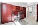 Office featuring a built-in desk and large window at 7276 Brighton Ct, Castle Pines, CO 80108