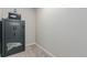 A large, gray Cabela's brand safe is shown in a carpeted room at 23998 E Atlantic Pl, Aurora, CO 80018