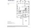 Floor plan showcasing the layout of a Toll Brothers home, including the kitchen, bedrooms, and garage at 423 Basin Daisy St, Castle Rock, CO 80104