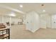Finished basement with neutral carpet, recessed lighting, and ample space for recreation at 8898 Chestnut Hill Ct, Highlands Ranch, CO 80130