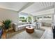 Bright living room with large windows, modern sofa, and stylish decor at 1440 S Clermont St, Denver, CO 80222