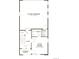 Floor plan showcasing a 2-car garage, flex room, entry, powder room, covered porch, and storage at 11475 E Briarwood Cir, Centennial, CO 80112