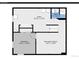 Basement floor plan including a bedroom, recreation room, utility, and bathroom at 1093 Lilac Cir, Broomfield, CO 80020
