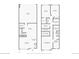 Detailed floor plan showcasing the layout of the first floor, including living spaces and garage at 193 Ambrose St, Erie, CO 80516