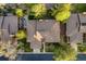 Stunning aerial view of a home with a well-maintained roof and lush landscaping at 2777 S Elmira St # 17, Denver, CO 80231