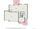 Main level floor plan featuring kitchen, living room, dining area, office, garage, and porch at 2243 Villageview Ln, Castle Rock, CO 80104
