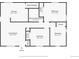 Floor plan featuring a living room, kitchen, bedrooms, and bathrooms at 5274 Alkire St, Arvada, CO 80002