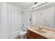 Bathroom with shower/tub and vanity at 3305 S Ammons St # 202, Lakewood, CO 80227