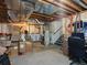 Unfinished basement featuring utility area and lots of space for storage at 4436 Windmill Dr, Brighton, CO 80601