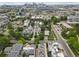 Aerial view of property and surrounding neighborhood near downtown at 1711 Hooker St # 2, Denver, CO 80204