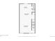 Second floor plan showing the kitchen, dining room and living room at 1711 Hooker St # 2, Denver, CO 80204