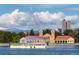 Scenic view of a building surrounded by water and mountains in Denver, Colorado at 3105 N Elizabeth St, Denver, CO 80205