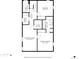 Floorplan diagram of the property's layout including bedrooms, bathrooms, laundry, and recreation room at 3105 N Elizabeth St, Denver, CO 80205