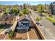 Backyard view of a modern home with new landscaping and solar panels in a quiet Denver neighborhood at 3105 N Elizabeth St, Denver, CO 80205