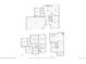 Detailed floor plan showcases the layout of the home's two floors and basement at 1604 Brookside Dr, Highlands Ranch, CO 80126