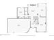 Detailed floor plan showcases the layout of the home's first floor at 1604 Brookside Dr, Highlands Ranch, CO 80126
