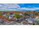 Scenic aerial shot of a vibrant city street, with colorful trees and mountain views in the distance at 930 Parkview St, Louisville, CO 80027