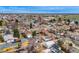 Charming neighborhood featuring colorful homes and mature trees in a desirable location at 930 Parkview St, Louisville, CO 80027