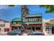 Unique restaurant building with wooden and glass architecture, offering a distinctive dining ambiance at 930 Parkview St, Louisville, CO 80027