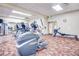 Well-equipped gym featuring modern cardio machines and fitness equipment for a complete workout at 13931 E Marina Dr # 402, Aurora, CO 80014