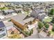Aerial view of house and surrounding neighborhood at 3995 Manorbrier Cir, Castle Rock, CO 80104