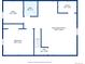 Basement floorplan featuring recreation room, utility, bedroom, room, and bathroom at 3746 S Fairplay Way, Aurora, CO 80014