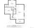 Floor plan of the basement, outlining the storage, living areas, and rooms at 11299 Star Streak Ln, Littleton, CO 80125