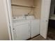 Laundry area with washer and dryer at 431 Wright St # 203, Lakewood, CO 80228