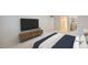 Inviting main bedroom with great natural light, soft carpeting, and modern furnishings at 675 S Alton Way # 7A, Denver, CO 80247