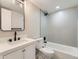 Updated bathroom featuring modern fixtures and tile at 1070 Race St # H, Denver, CO 80206