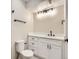 Contemporary bathroom features stylish vanity with modern lighting at 1070 Race St # H, Denver, CO 80206