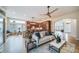 Inviting open floor plan connects the kitchen, dining nook, and living area, perfect for modern living at 4532 Christensen Cir, Littleton, CO 80123