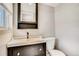 Cozy bathroom with vanity sink and modern fixtures at 3631 E Virginia Ave, Denver, CO 80209