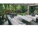 Enjoy outdoor relaxation in this inviting patio area with comfortable seating and shade at 421 Dexter St, Denver, CO 80220