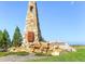 Welcome to the Anthem community, featuring a grand stone entrance and beautiful landscaping at 4420 White Rock Dr, Broomfield, CO 80023