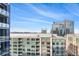 City views and mountain backdrop from a high-rise building at 1750 Wewatta St # 1521, Denver, CO 80202