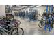Secure bike storage area with many bike racks at 1750 Wewatta St # 1521, Denver, CO 80202