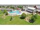 Aerial view of a community recreation area at 18079 E 108Th Pl, Commerce City, CO 80022