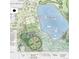 Illustrated plan showing the layout of community park with sports fields, lake, and walking trails at 5249 Mt Arapaho Cir, Frederick, CO 80504