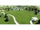 Rendering shows walking path, trees, green space, shelter and families enjoying the park at 5249 Mt Arapaho Cir, Frederick, CO 80504