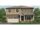 Beautiful two-story home featuring a two-car garage and a charming covered front entrance at 6513 14Th St, Frederick, CO 80530
