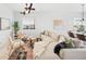 Bright and airy living room featuring a sectional sofa and modern coffee table at 838 N Yantley St, Aurora, CO 80018