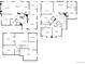 The entire house floorplan details both upper and lower levels at 22678 E Lake Pl, Centennial, CO 80015