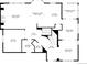 Floorplan showing Gathering room, kitchen, screened porch, dining area, office, laundry, bath, foyer, and living room at 22678 E Lake Pl, Centennial, CO 80015
