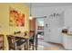 Cozy dining area with a view of the backyard patio at 4856 S Quintero Cir, Aurora, CO 80015