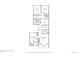 Layout of the floor plan showing the primary bedroom, bathroom, kitchen and balcony at 9182 Ridgegate Pkwy, Lone Tree, CO 80124