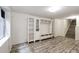 Finished basement with shelves and lots of room for storage at 1941 Fox Fire St, Highlands Ranch, CO 80129