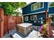 Enclosed hot tub on a stone patio at 1941 Fox Fire St, Highlands Ranch, CO 80129